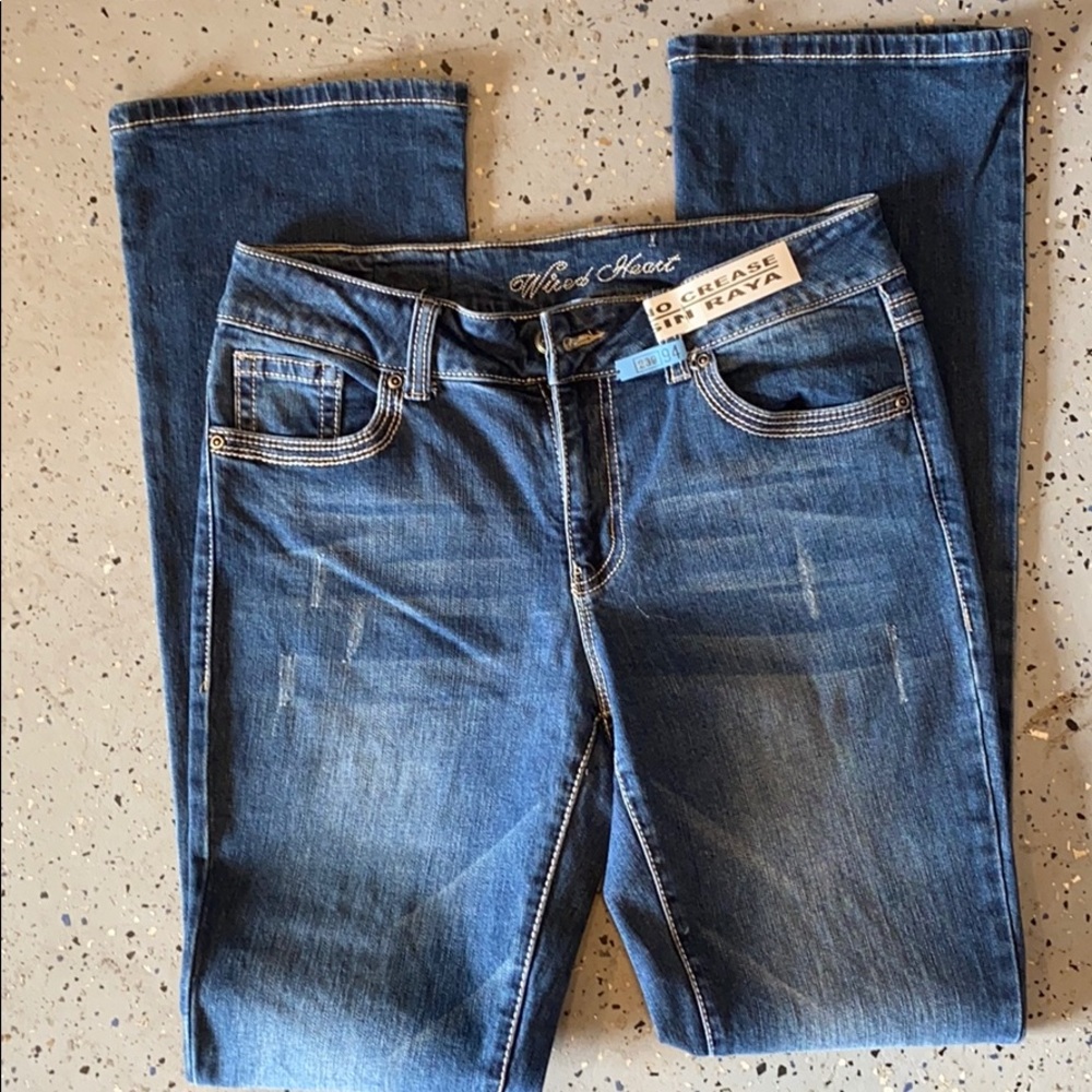 Wired heart jeans in exceptional condition